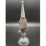 Antique Silver Havdalah Spice Tower. Missing one underside bell. 21cm tall. 94g