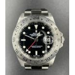 Rolex Stainless Steel Explorer black face 2005 no paper work