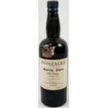 A Rare Bottle of Gonzalez 1931 Vintage Roriz Port. Bottled in 1933 and shipped by Gonzalez Byass and