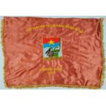 Vietnam War Era Vietcong Embroidered Victory Banner on a silky material. ?National Liberation