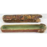 Antique Persian Papier Mache Penknife box made in Ghajare. 23cm long