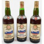 3 Vintage Bottles (75cl) of Palwin no.16 Israel Cream Sharir Liqueur Wine.