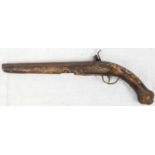 Vintage Reproduction Flintlock Pistol.