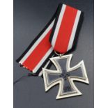 3rd Reich Iron Cross 2nd Class. Ring Marked. 3-part construction with iron core