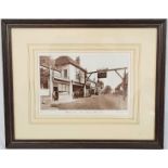 A Print of Waltham Cross, Four Swans Hotel from 1921. From the Francis Frith Collection 1978. 50 x