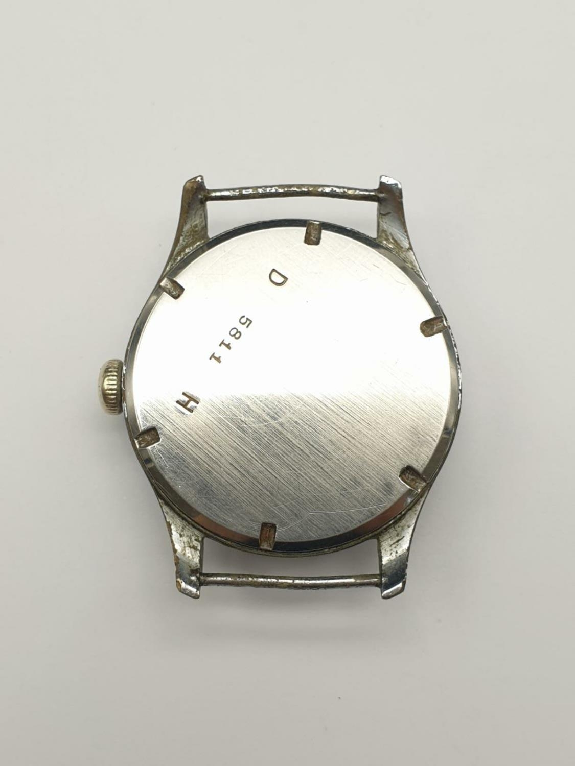 WW2 German Army Wrist Watch made by ?Bulla?. Marked ?DU? for Deutsch Heer. Working. - Image 5 of 6