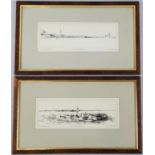 A Pair of Patrick J Padget Limited Edition Prints. Venice - San Giorgio di Maggiore (1 of 150) and