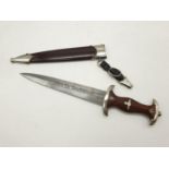 3rd Reich 1941 Dated N.S.K.K Dagger & Hanger. RZM Marked M7/67/41 For Gohlieb Hammesfahr,