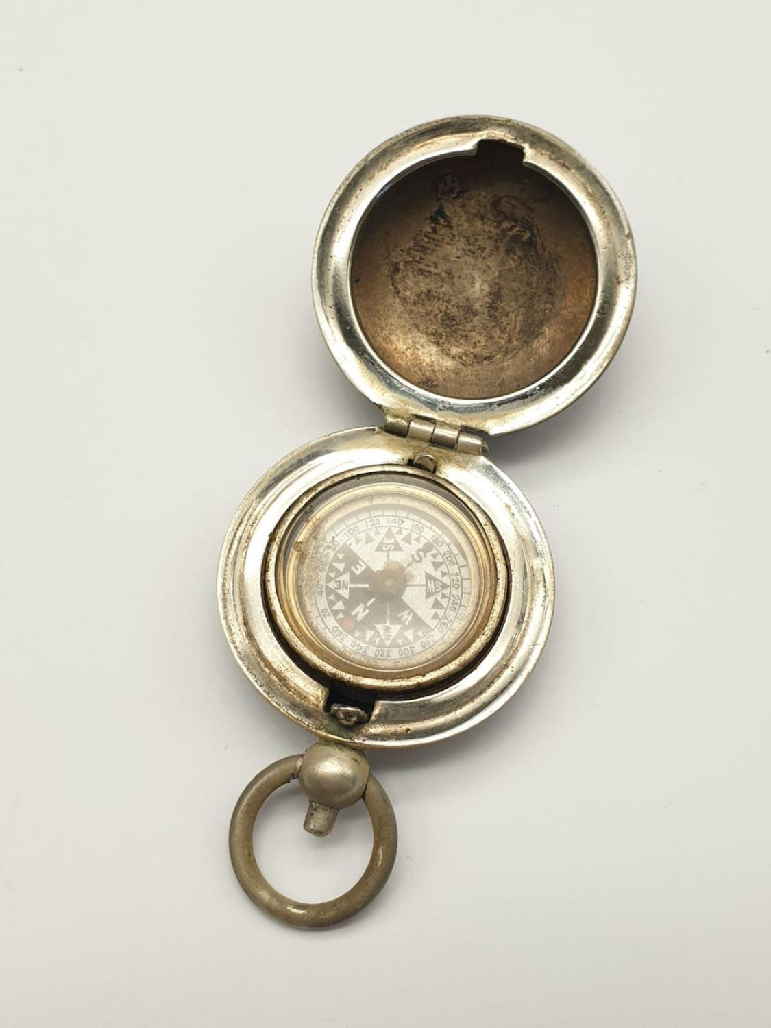 WW2 British Officers Cased Compass with a Royal Army Service Corps Badge - Image 2 of 6