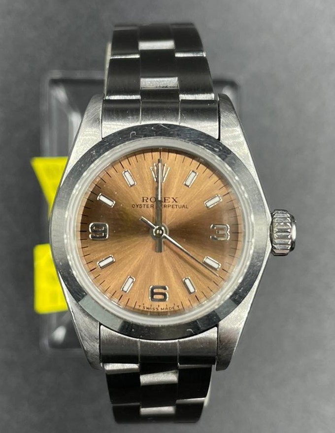 Rolex Ladies 26mm non date Salmon oyster strap, no paperwork 1998