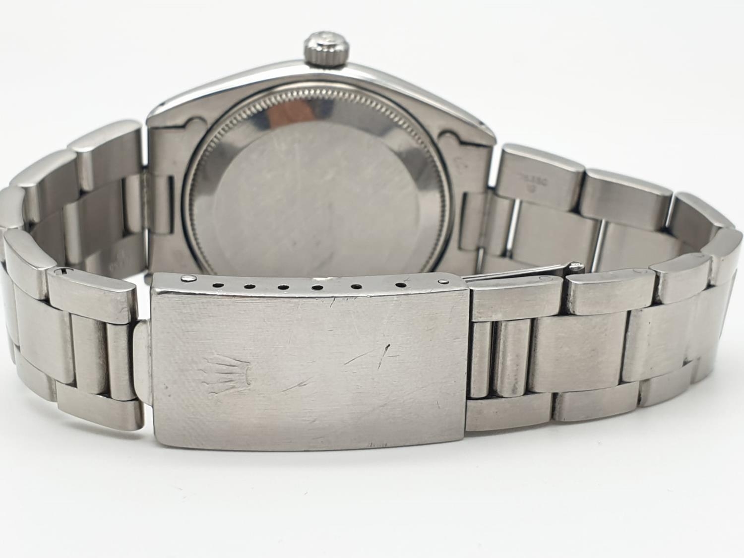 ROLEX OYSTER PERPETUAL WATCH IN STAINLESS STEEL, GOOD CODITION FWO 36MM - Image 6 of 10