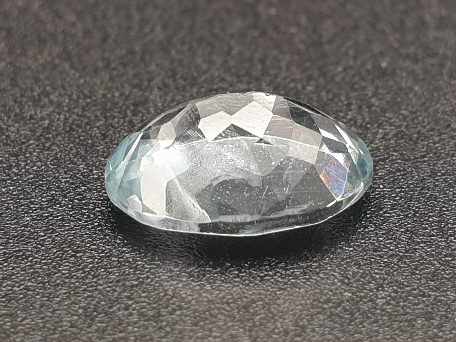 2.62 Cts Natural Aquamarine stone Oval shape IGL&I certified - Image 2 of 4