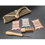 Vietnam War Era French Foreign Legion ?House Wife? Sewing Kit. The handle unscrews to stow the