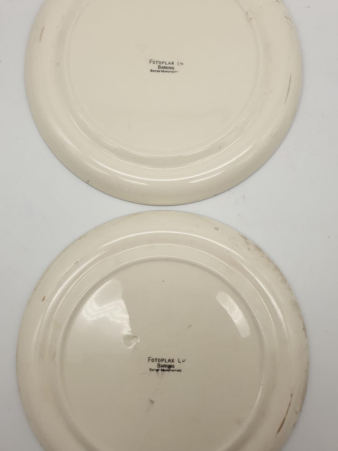 2 PLATES CIRCA 1914 MADE BY FOTOPLAX OF BARKING WHO SPECIALISED IN TRANSFERRING PHOTOS ONTO - Image 4 of 5