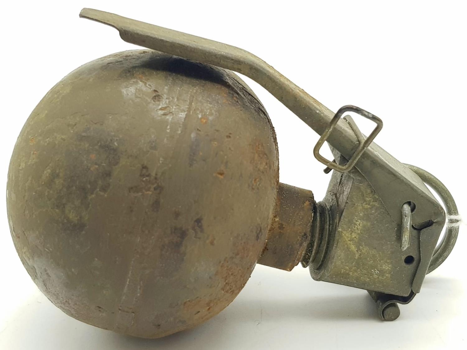 Vietnam War Era INERT US M.67 Grenade. The idea was that every all-American boy could throw a - Image 2 of 4