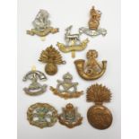 10 x British Army Cap Badges