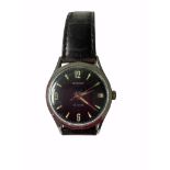 Vintage Sekonda Gentleman?s Wristwatch.Original USSR production.Rare Black Face Silver hands