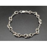 Silver Chain Bracelet. 20cm. 15.43g