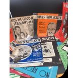 Large collection of sheet music from the 1930s, 40s and 50s.