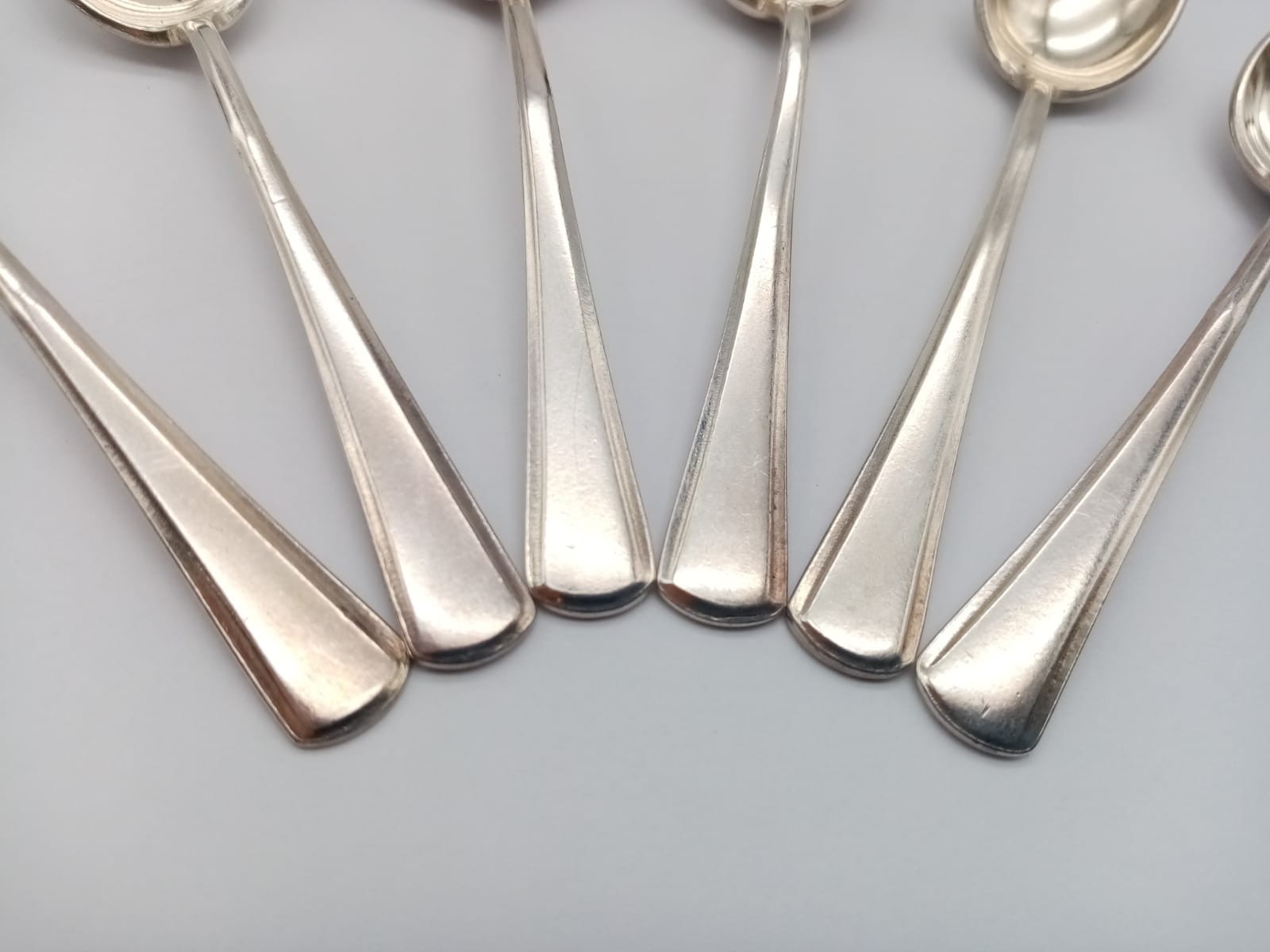 Six Miniature Silver Spoons. 57.25g - Image 4 of 5