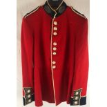 Vintage Scots Guards Ceremonial Red Tunic and Trousers. Made in 1961 for Sgt. Creveul. 40 chest.