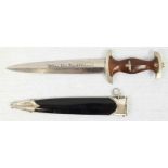 3rd Reich N.S.K.K Dagger. Rzm Marked M/7/1 for the maker: Gebrüder Christians-Solingen. It has the