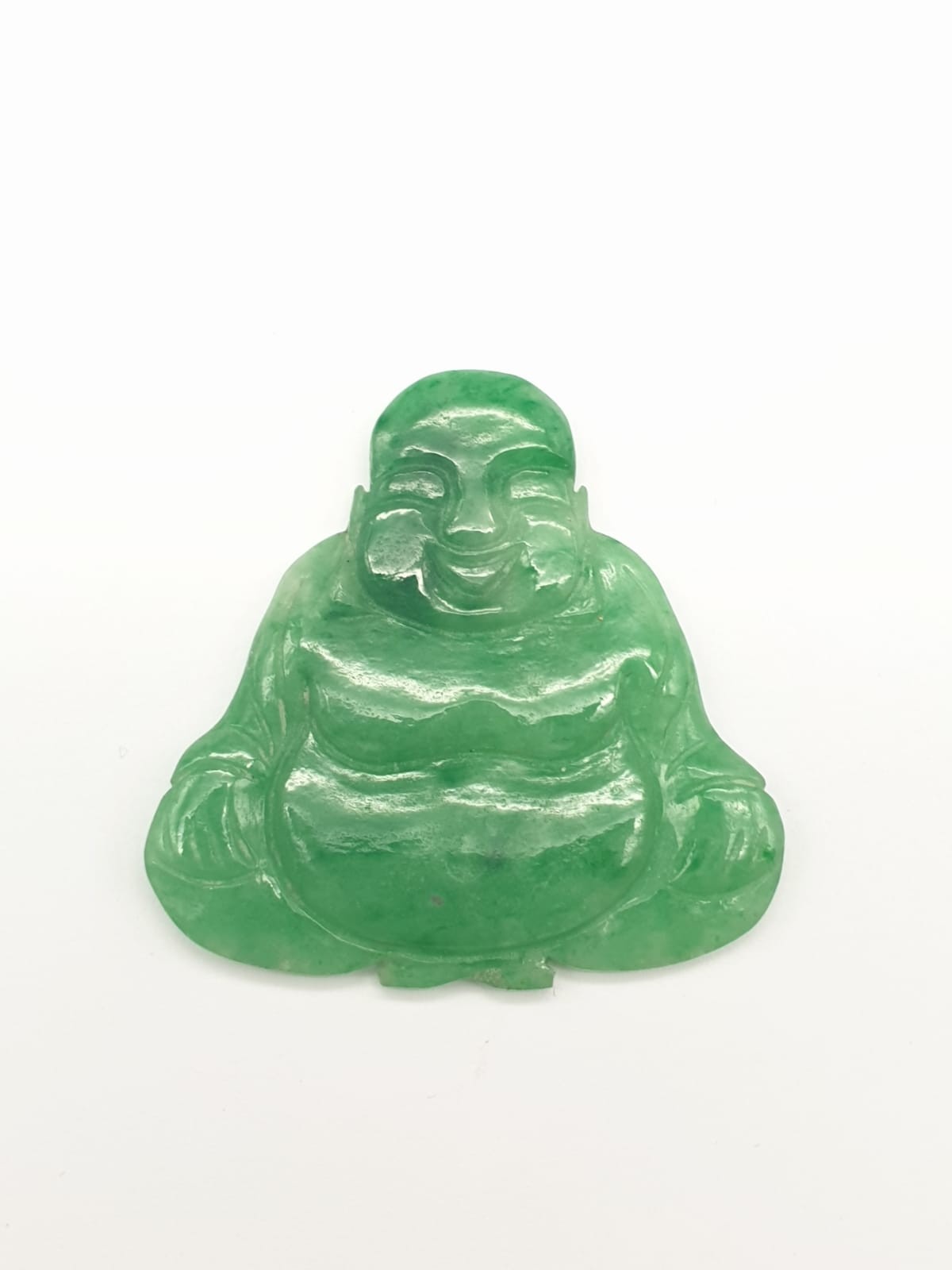 54 Carats (approx) Natural large Jade Buddha. 4 x4cm