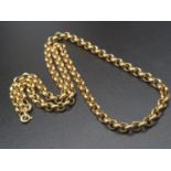 9k Yellow Gold Italian Chain Necklace. 44cm. 7.19g