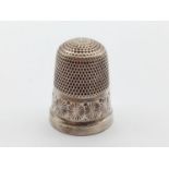 Antique Charles Horner Silver Thimble. 4.28g