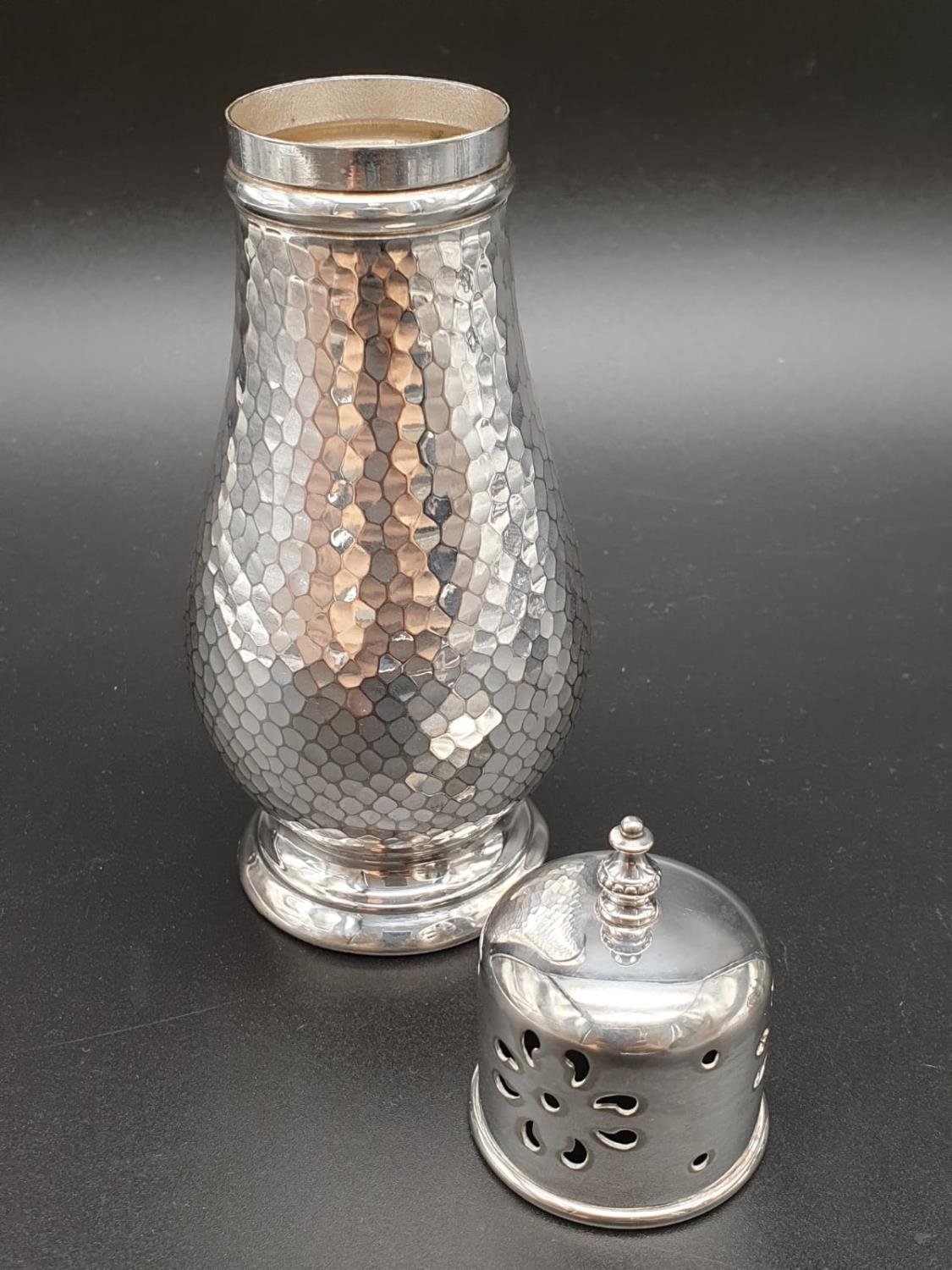 Silver Plate Sugar Shaker and Two Napkin Holders. 15cm - sugar shaker. - Image 5 of 9