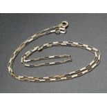 9K Yellow Gold Link Necklace. 40cm. 1.69g