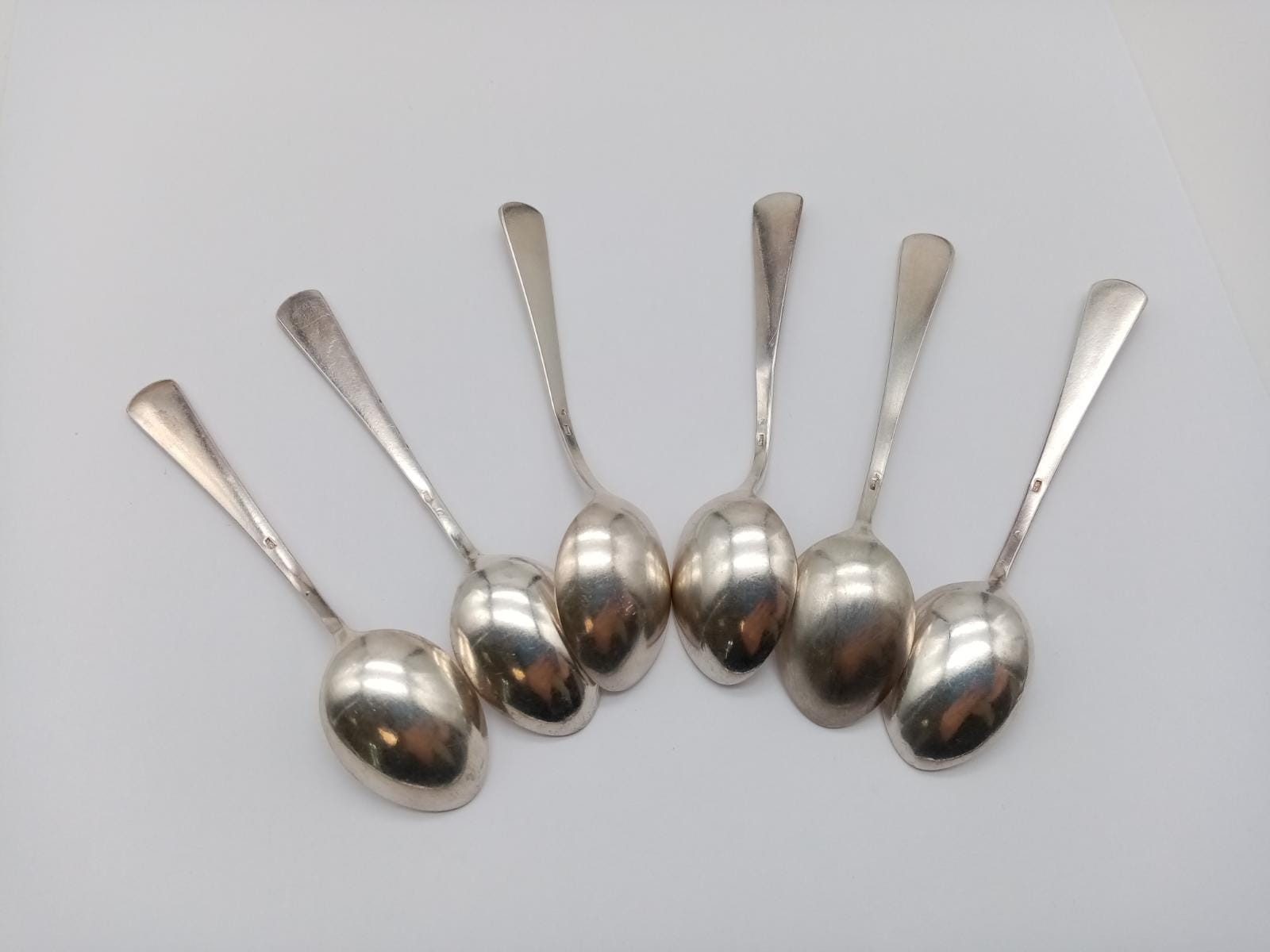 Six Miniature Silver Spoons. 57.25g - Image 3 of 5