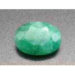 4.31 Cts Natural Emerald in Oval cut. 13.40 x 9.96 x 5.19 mm. Come with IGL&I Certificated