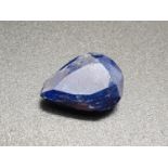 5.86 Cts Natural Blue Sapphire in Pear Cut. 14.78 x 10.90 x 4.14mm. Come with IGL&I Certificated