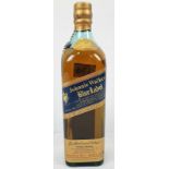 Bottle of Johnnie Walker Blue Whisky. Circa early 2000s. 75cl