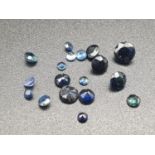 4.2 Carats of Round Natural Sapphires (different sizes)