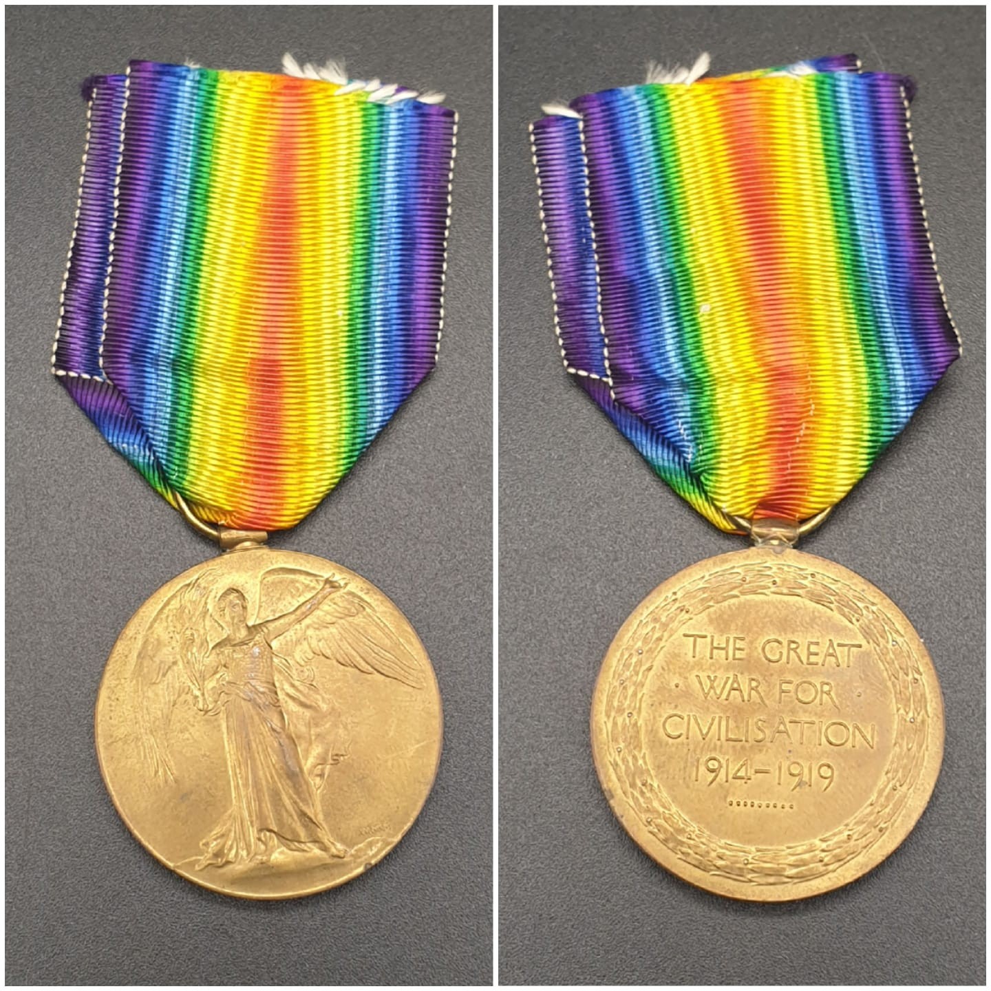 Somme Casualty Medals & Death Plaque. Pte J.C.Gabbott 7th Bn-Attached 4th Bn Kings Liverpool Reg. - Image 3 of 14