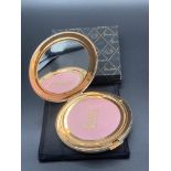 Vintage Stratton Compact,as new condition, larger than normal,having brushed chrome pearlised effect