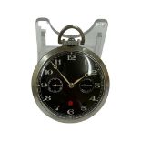 Vintage extremely rare Jaeger Le Coultre 8 day power reserve pocket watch ( working ) ( elusive