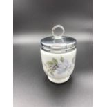 Vintage Royal Worcester egg coddler,unusual large size having full Royal Worcester markings to base.