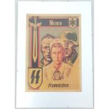 3rd Reich Poster in a Perspex click frame.