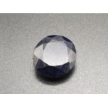 11.75 Cts Natural Blue Sapphire in Round shape. 15 x 14 x 5.80mm. Come with GLI Certificated