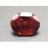 2.20 Cts Natural Pyrope Garnet Gemstone in Oval Shape. 9.10 x 7 x 4mm. Come with GLI Certificated