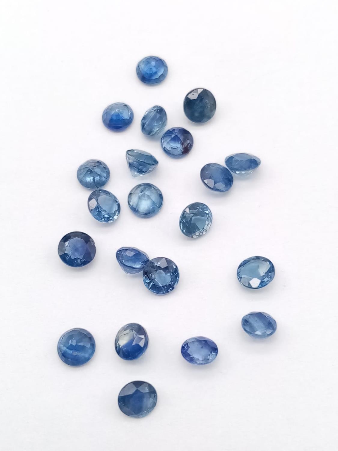 4.90ct loose blue sapphires