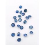 4.90ct loose blue sapphires