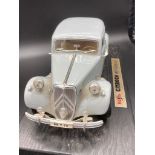 Large Maisto diecast model of a 1952 Citroen 15, having really accurate detail including opening