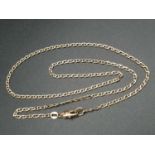 9K Yellow Gold Link Necklace. 46cm. 4.29g