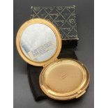 Vintage Stratton compact ,new and unused condition ,having chased floral design work lid and