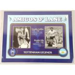 Tottenham Legends Osvaldo Ardiles and Ricardo Villa Signed Picture. Lovely Collectors Piece - In
