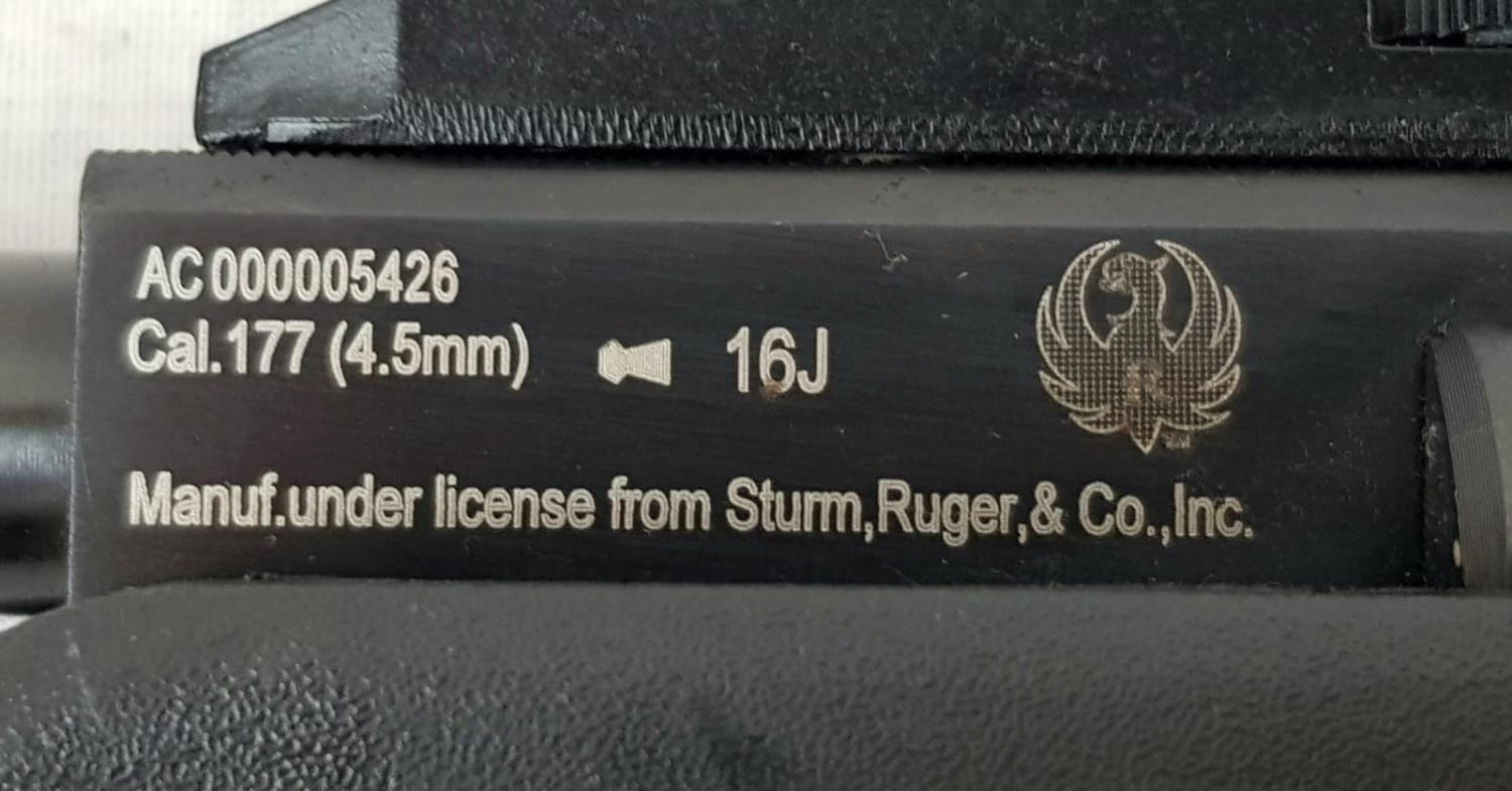 Excellent condition Ruger Black Hawk .177 Calibre Air Rifle Composite Nylon Stock with Ruger. 4 x 32 - Image 7 of 8
